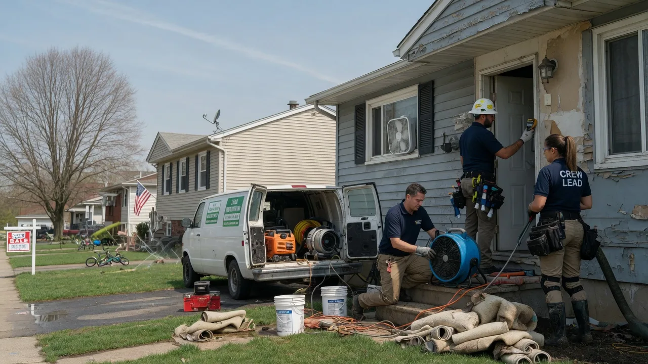 Flood Cleanup in Huntington Mills, PA near me